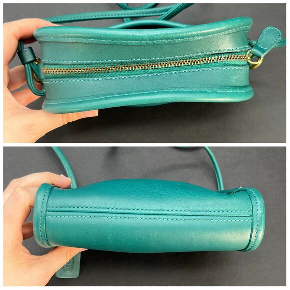 Vintage Coach Abbie Zip 9017 USA 1998 Jade - Picture 5 of 9